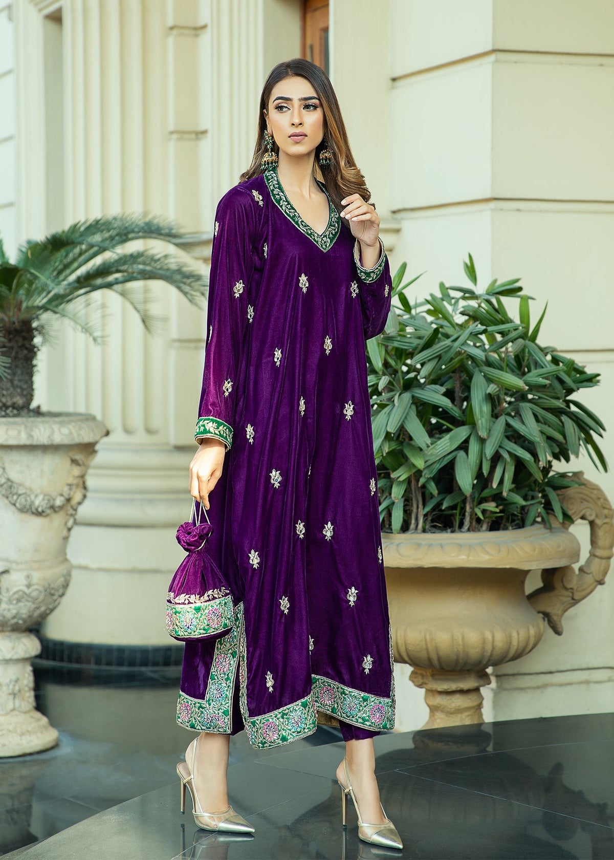 Purple Haze | Velvet Formals |  Royal Purple Velvet by Purple Haze - Designer Dress - Type: Ladies Clothes - Available at Libayah - 100% Original