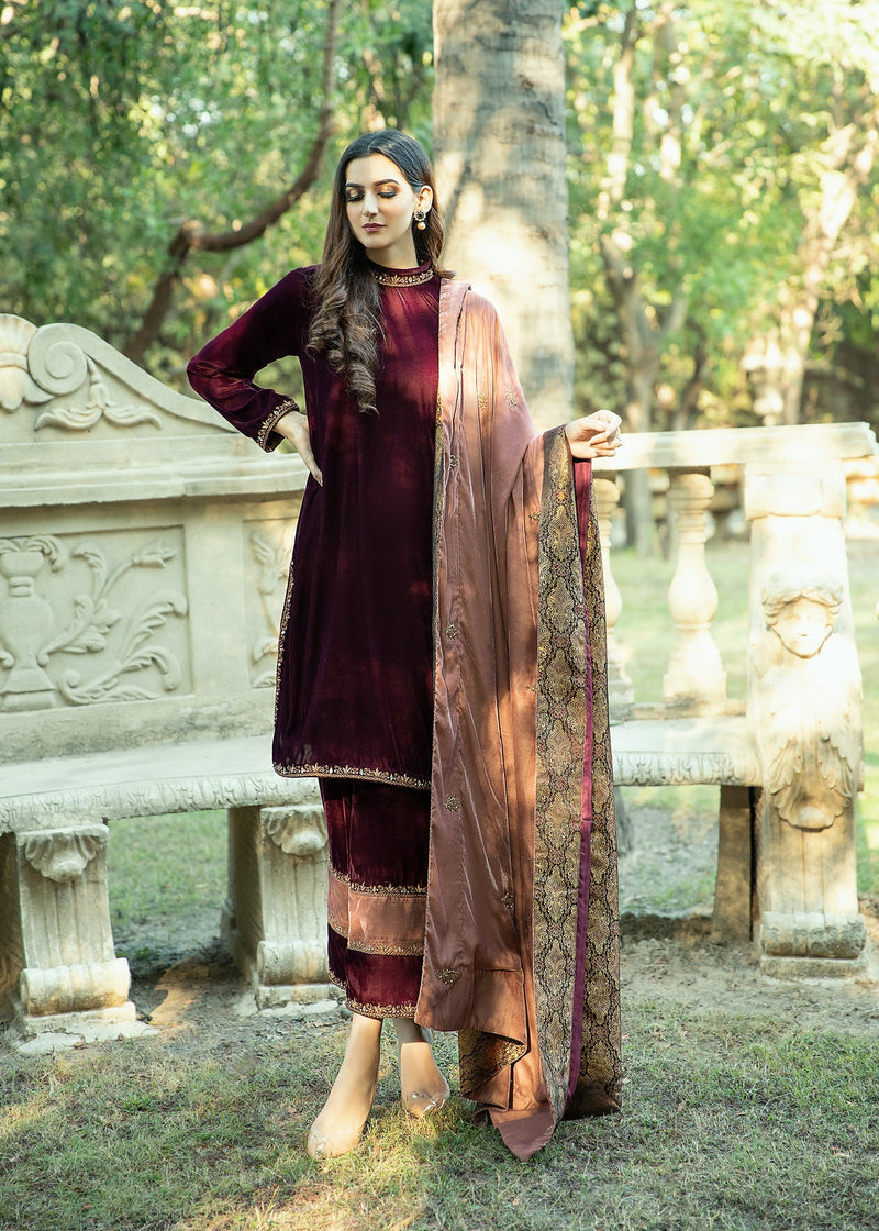 Purple Haze | Velvet Formals |   Rosewood Velvet by Purple Haze - Designer Dress - Type: Ladies Clothes - Available at Libayah - 100% Original