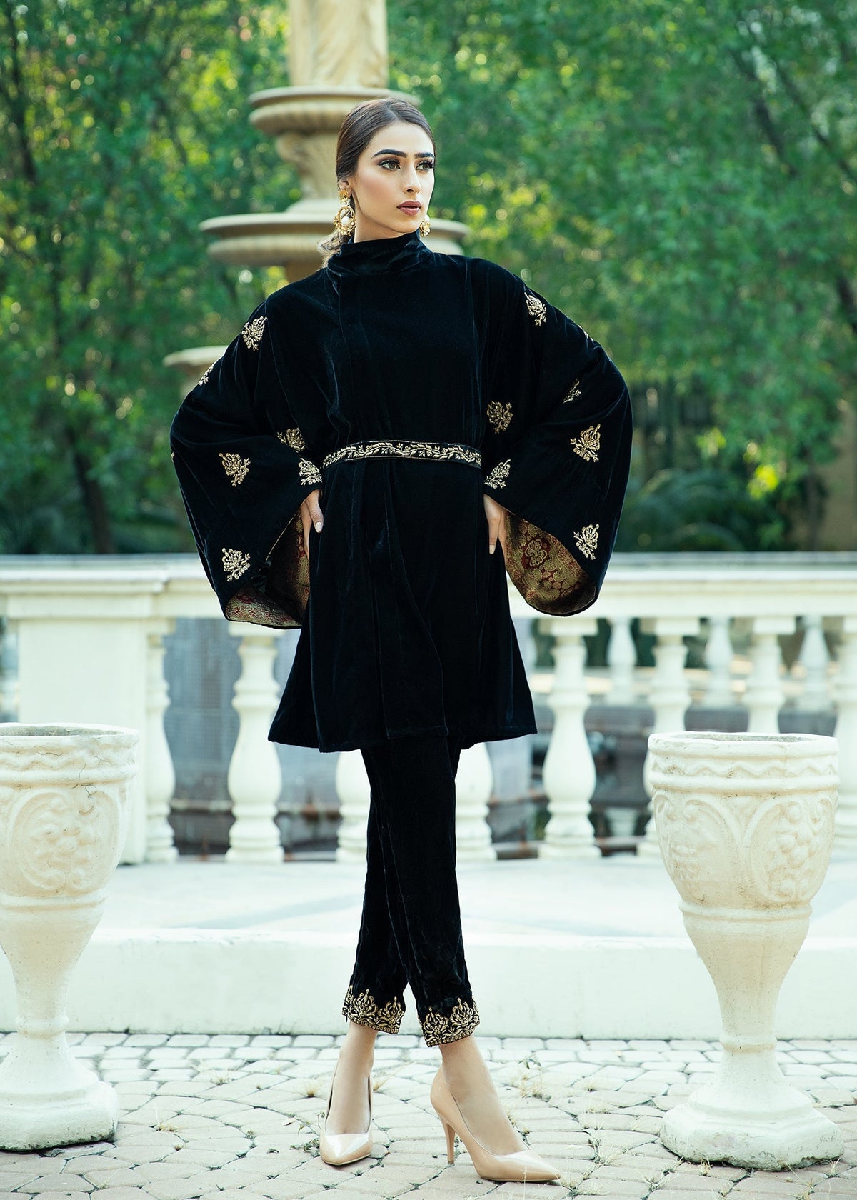 Purple Haze | Velvet Formals |  Black velvet Jacket by Purple Haze - Designer Dress - Type: Ladies Clothes - Available at Libayah - 100% Original