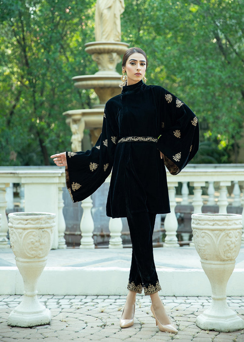 Purple Haze | Velvet Formals |  Black velvet Jacket by Purple Haze - Designer Dress - Type: Ladies Clothes - Available at Libayah - 100% Original