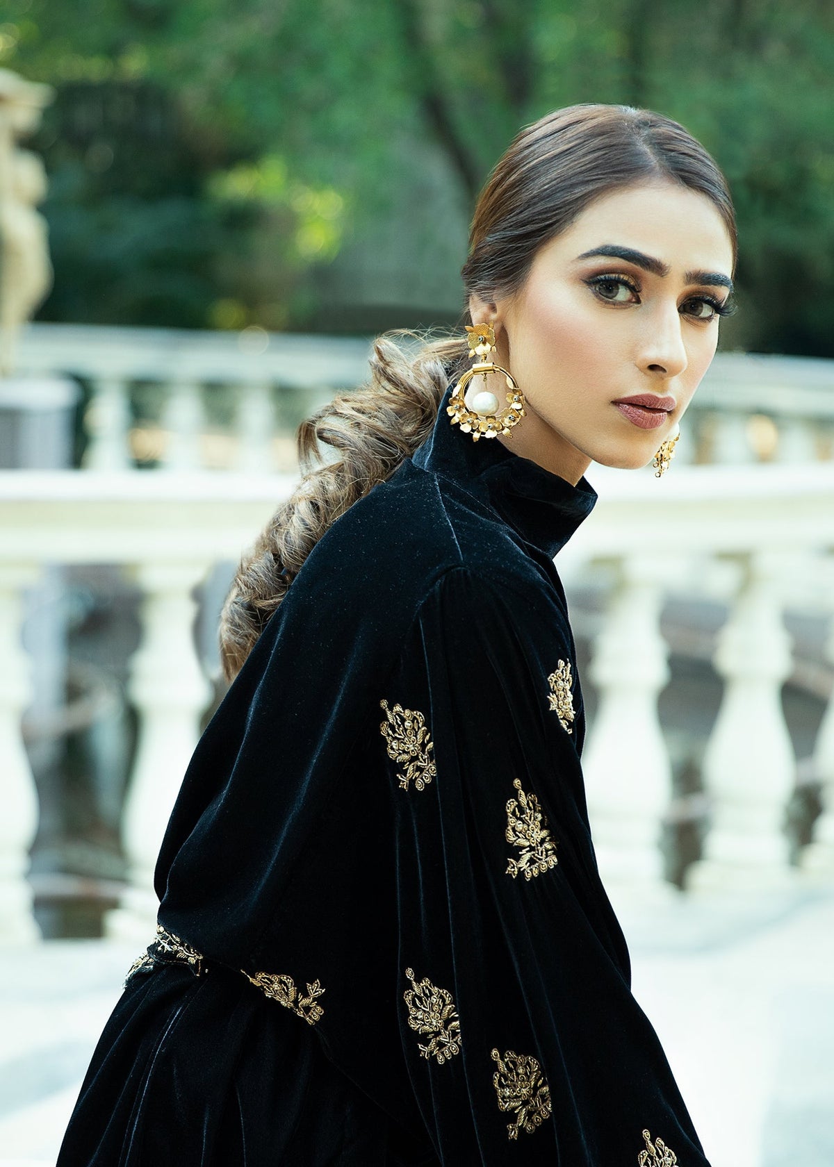 Purple Haze | Velvet Formals |  Black velvet Jacket by Purple Haze - Designer Dress - Type: Ladies Clothes - Available at Libayah - 100% Original