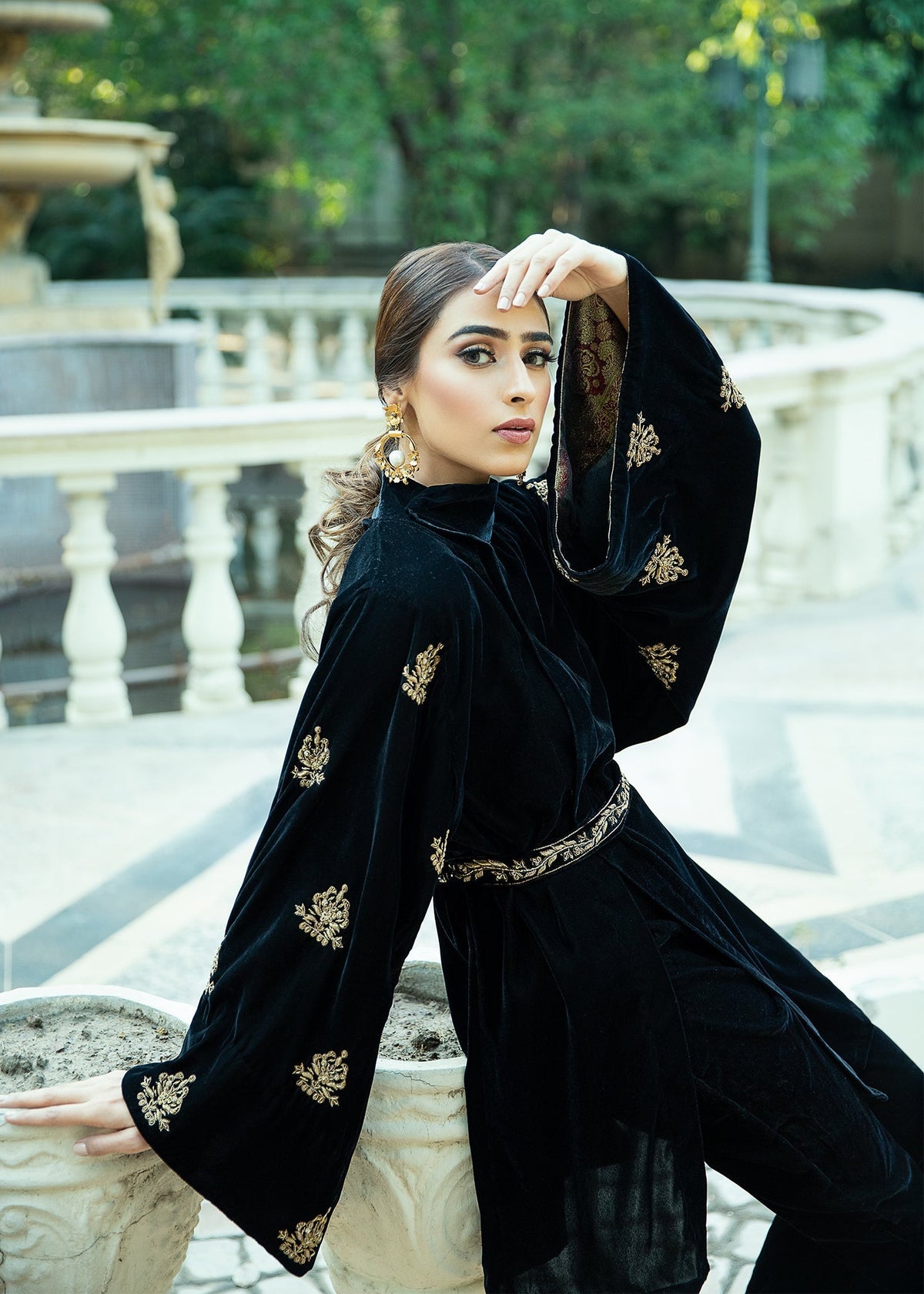 Purple Haze | Velvet Formals |  Black velvet Jacket by Purple Haze - Designer Dress - Type: Ladies Clothes - Available at Libayah - 100% Original