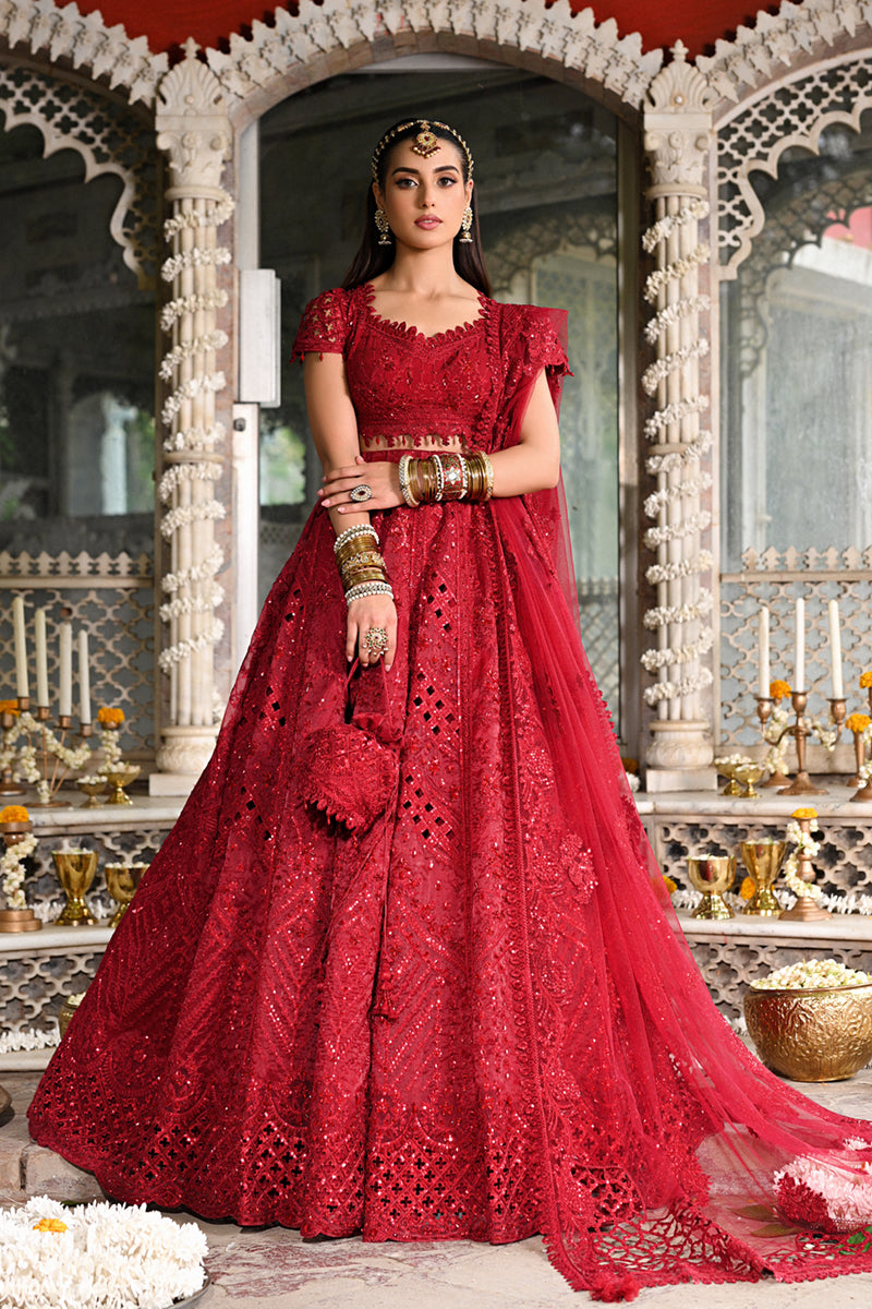 Qalamkar | Singhar Wedding Collection | RF-01 MUSKAAN by Qalamkar - Designer Dress - Type: Bridal - Available at Libayah - 100% Original