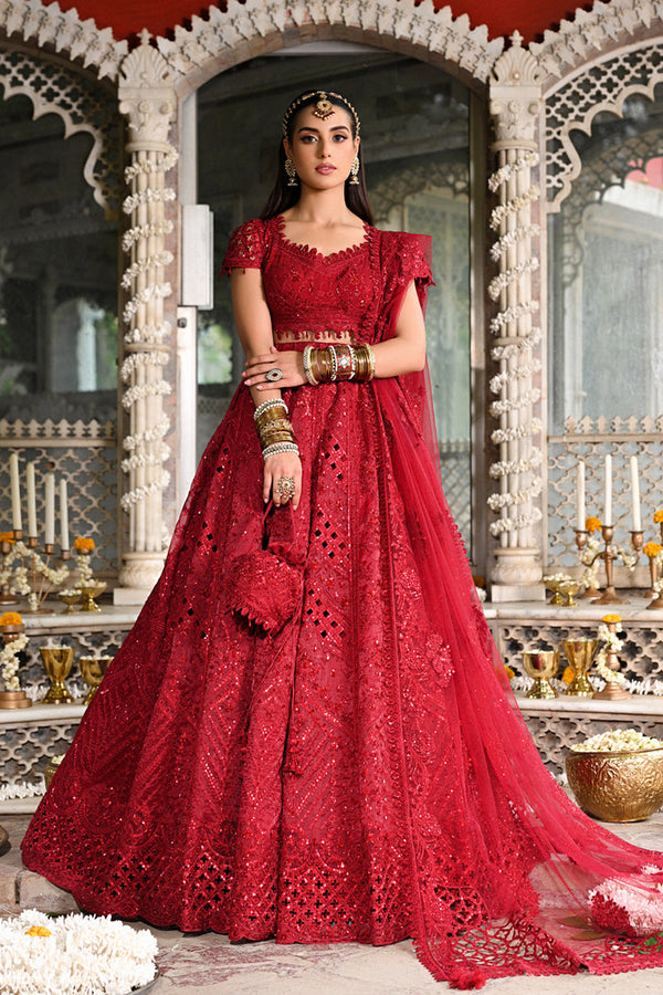 Qalamkar | Singhar Wedding Collection | RF-01 MUSKAAN by Qalamkar - Designer Dress - Type: Bridal - Available at Libayah - 100% Original