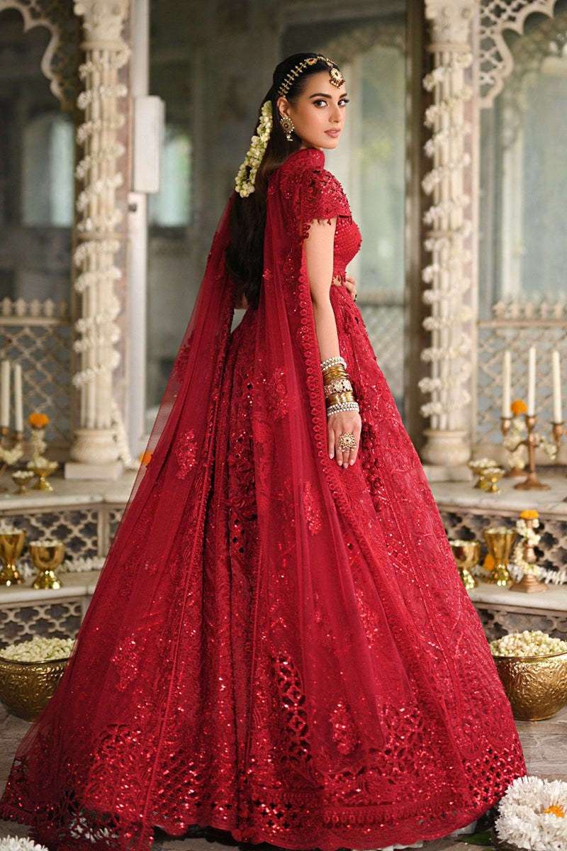 Qalamkar | Singhar Wedding Collection | RF-01 MUSKAAN by Qalamkar - Designer Dress - Type: Bridal - Available at Libayah - 100% Original