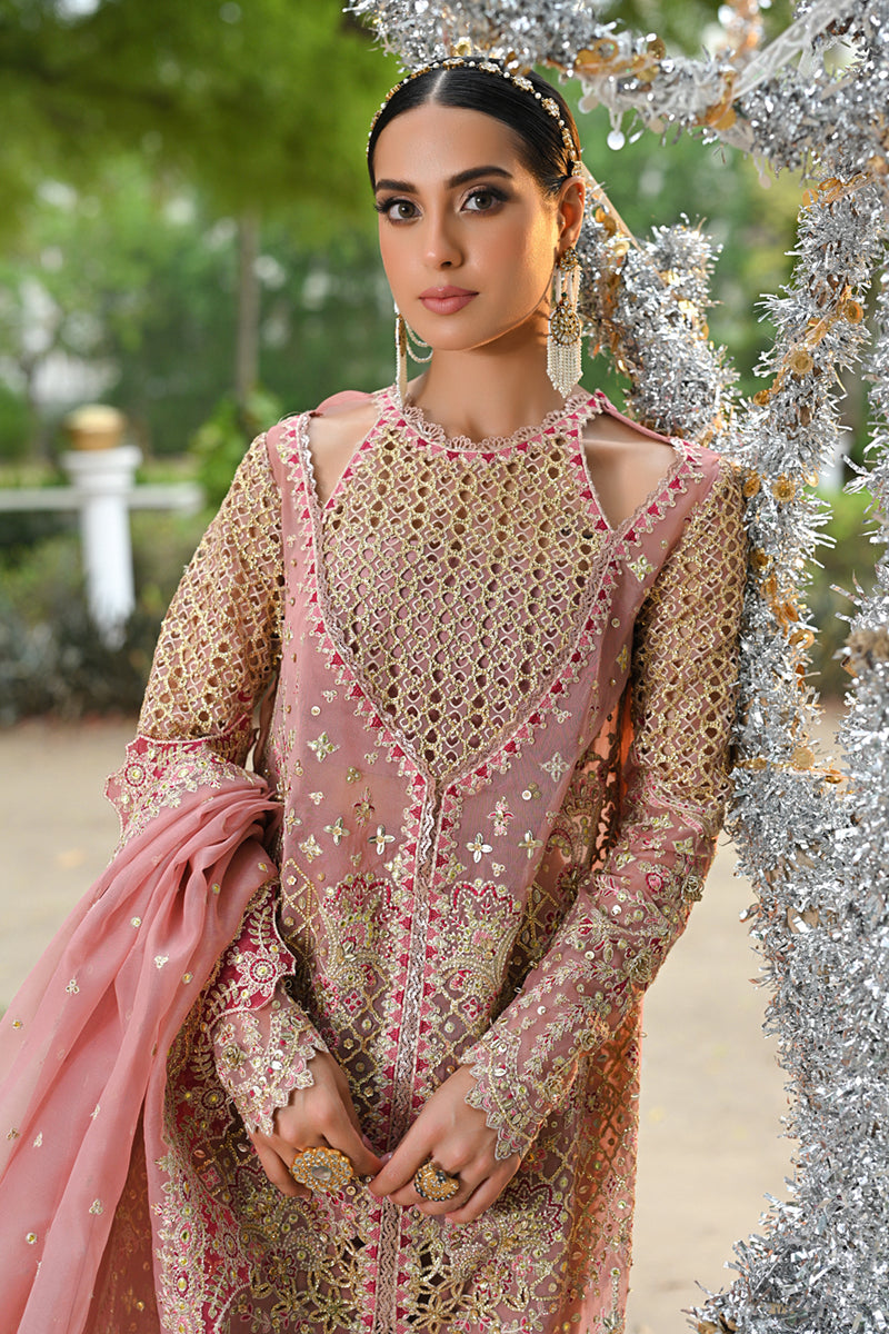 Qalamkar | Singhar Wedding Collection | RF-02 SALEHA by Qalamkar - Designer Dress - Type: Bridal - Available at Libayah - 100% Original