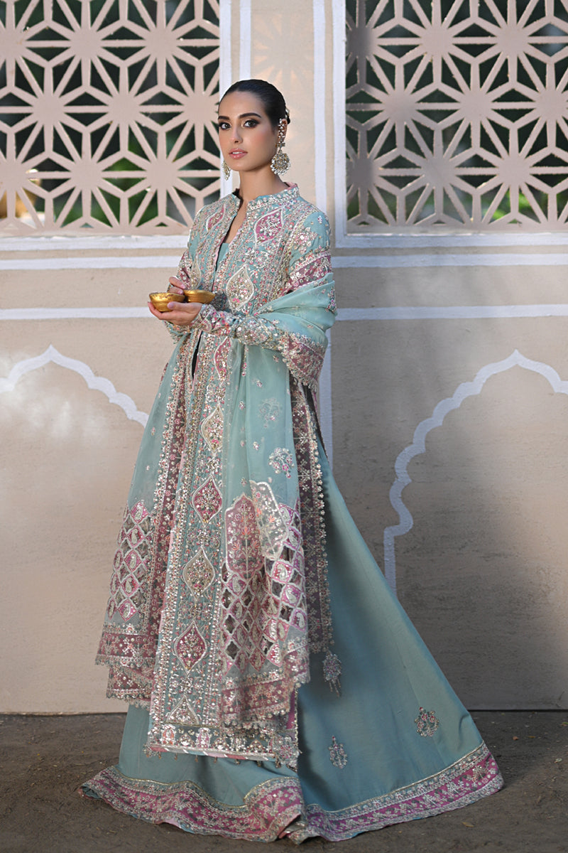 Qalamkar | Singhar Wedding Collection | RF-05 NEVA by Qalamkar - Designer Dress - Type: Bridal - Available at Libayah - 100% Original