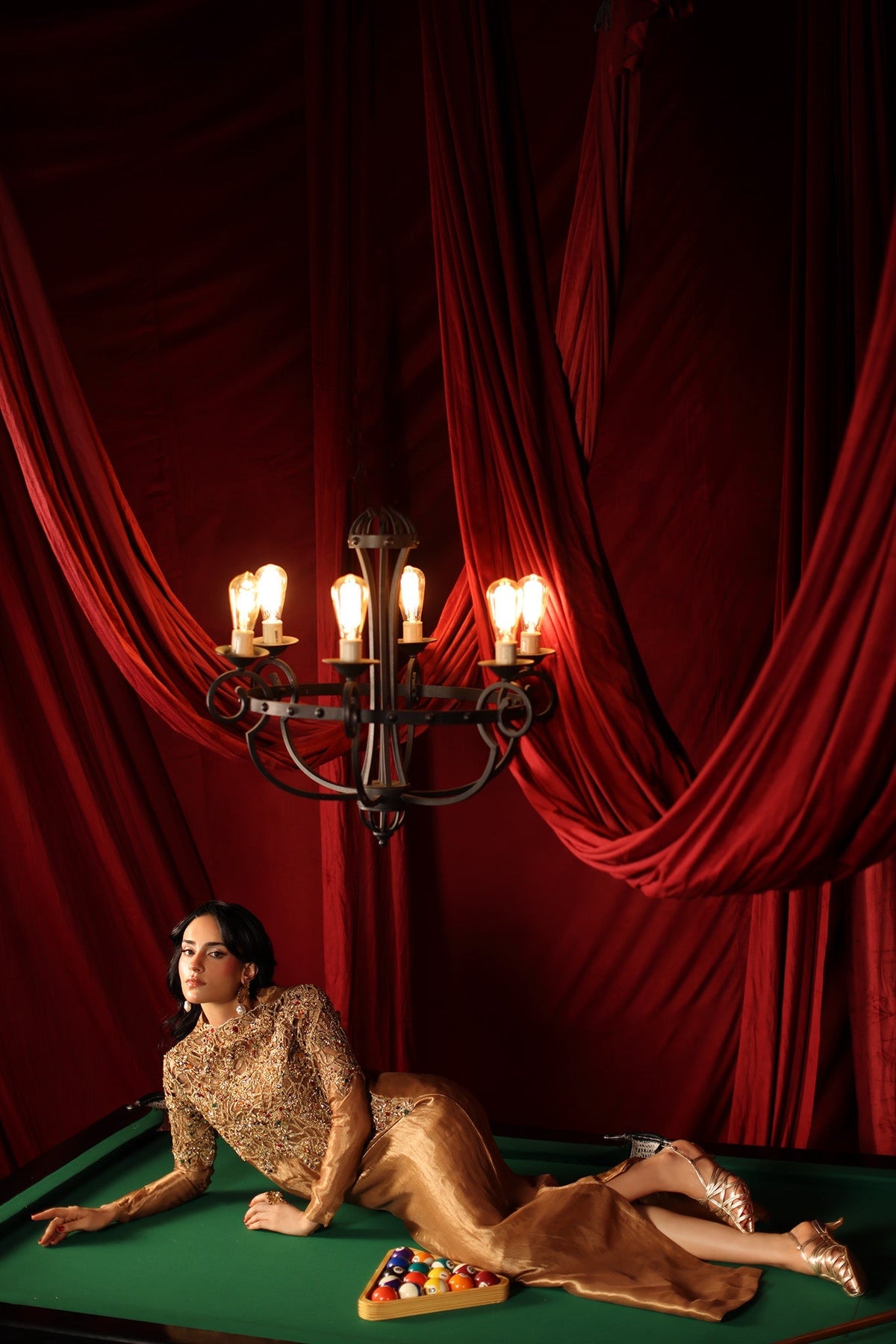 Musferah Saad | The Elite Club | Queen Midas by Musferah Saad - Designer Dress  - Type : Ladies Clothes - Available at Libayah - 100% Original 