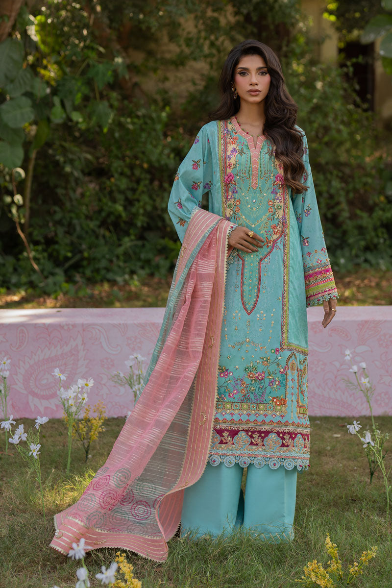 Qalamkar | Luxe Silk |   UA-06 SARA by Qalamkar - Designer Dress - Type: Ladies Clothes - Available at Libayah - 100% Original