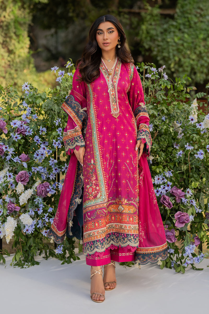 Qalamkar | Luxe Silk |  UA-01 ELIA by Qalamkar - Designer Dress - Type: Ladies Clothes - Available at Libayah - 100% Original