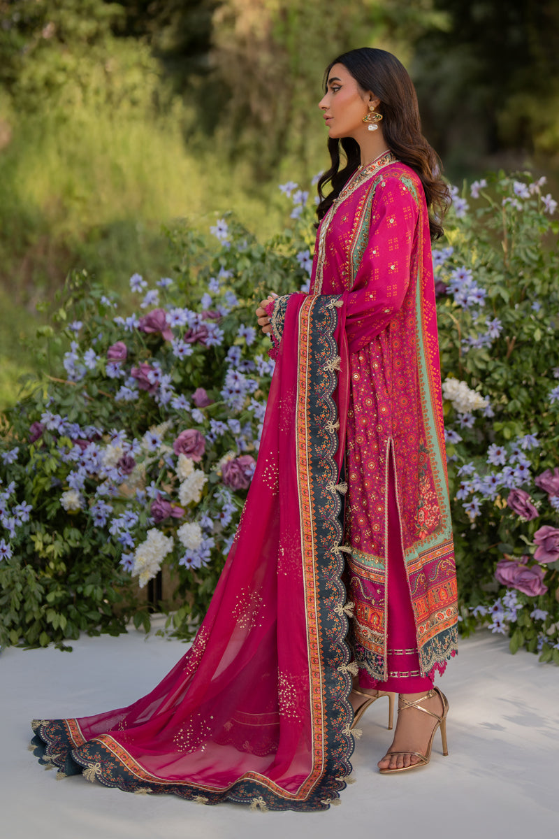 Qalamkar | Luxe Silk |  UA-01 ELIA by Qalamkar - Designer Dress - Type: Ladies Clothes - Available at Libayah - 100% Original