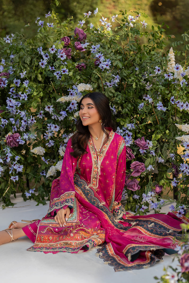 Qalamkar | Luxe Silk |  UA-01 ELIA by Qalamkar - Designer Dress - Type: Ladies Clothes - Available at Libayah - 100% Original