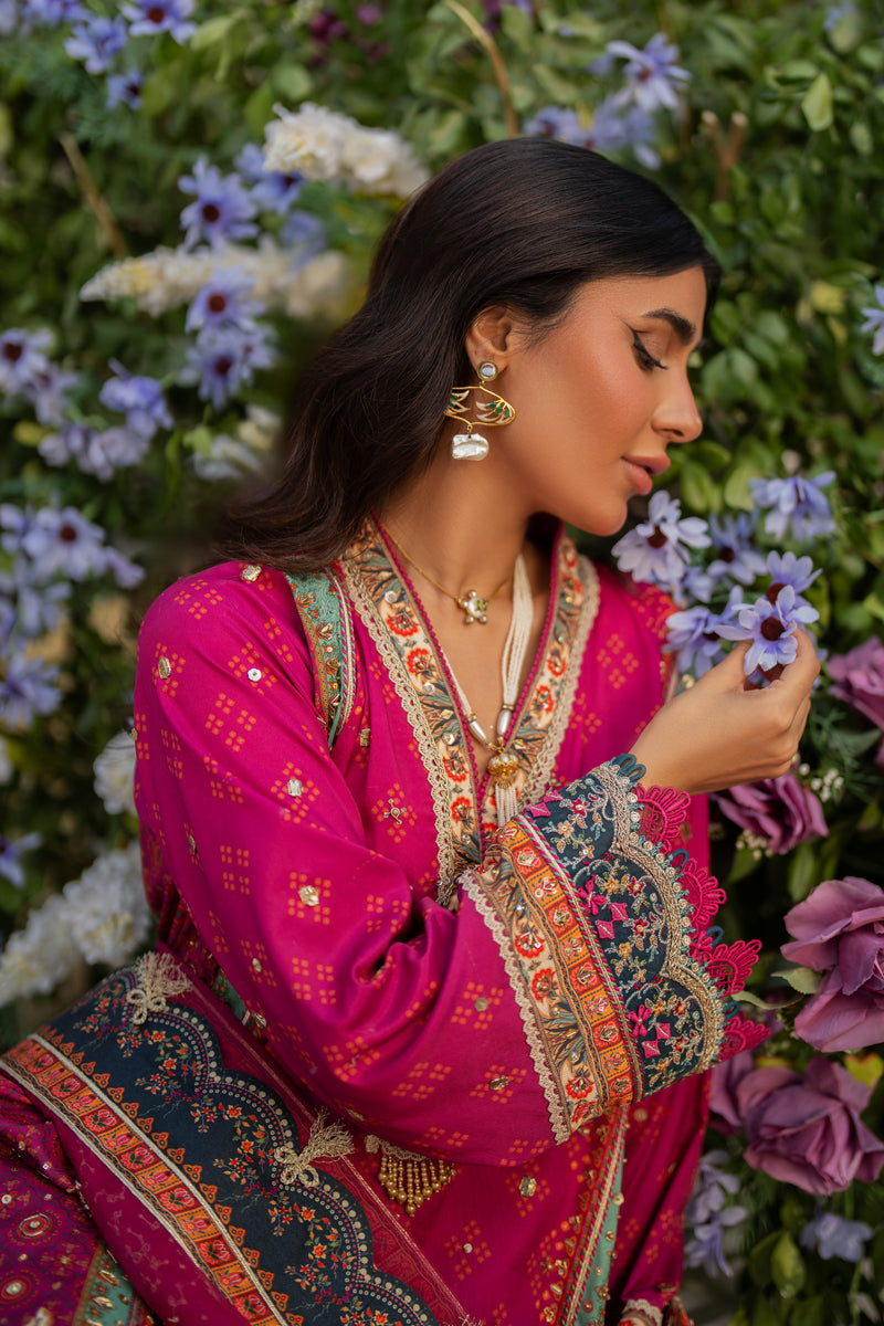 Qalamkar | Luxe Silk |  UA-01 ELIA by Qalamkar - Designer Dress - Type: Ladies Clothes - Available at Libayah - 100% Original