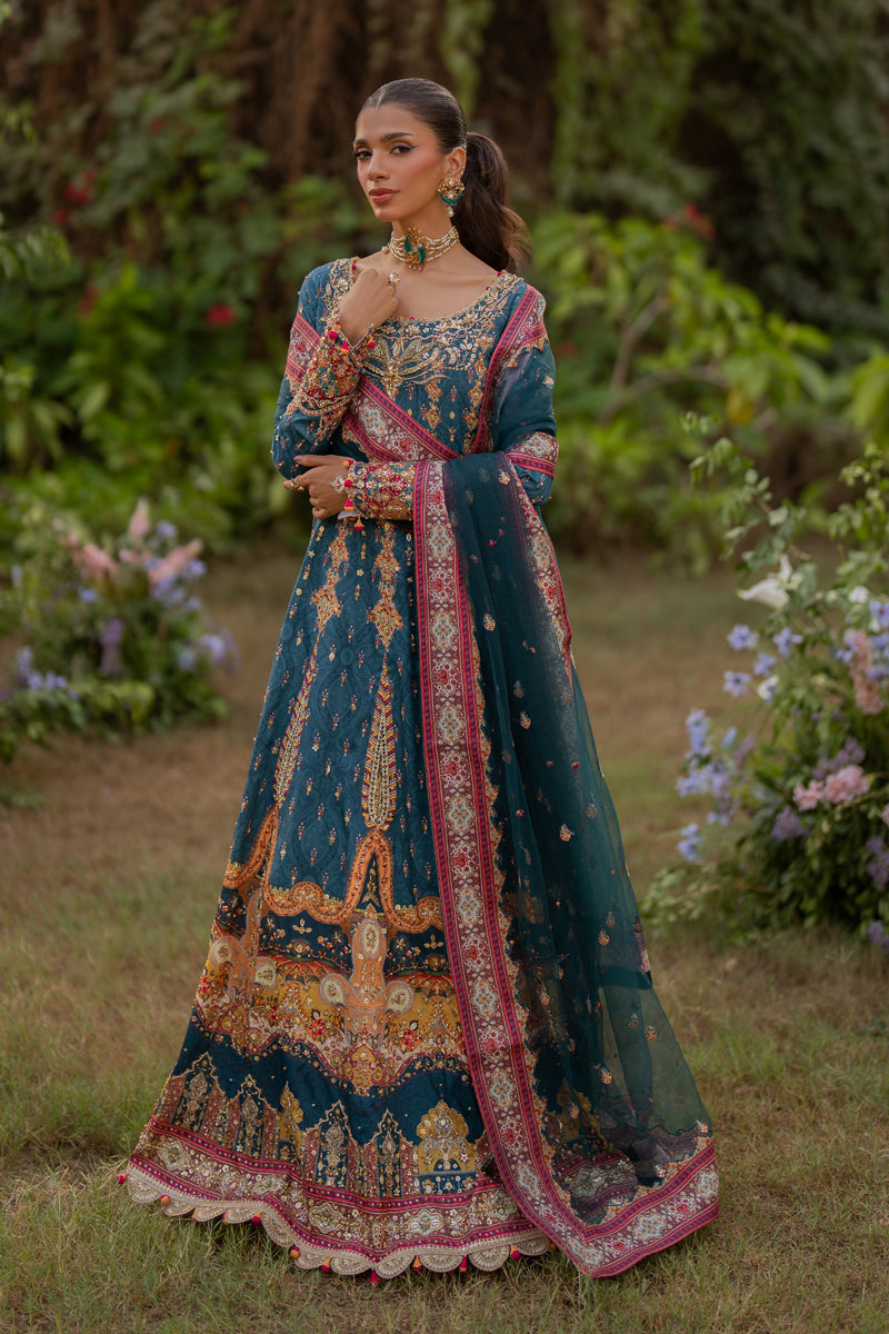 Qalamkar | Luxe Silk |  UA-09 TINA by Qalamkar - Designer Dress - Type: Ladies Clothes - Available at Libayah - 100% Original