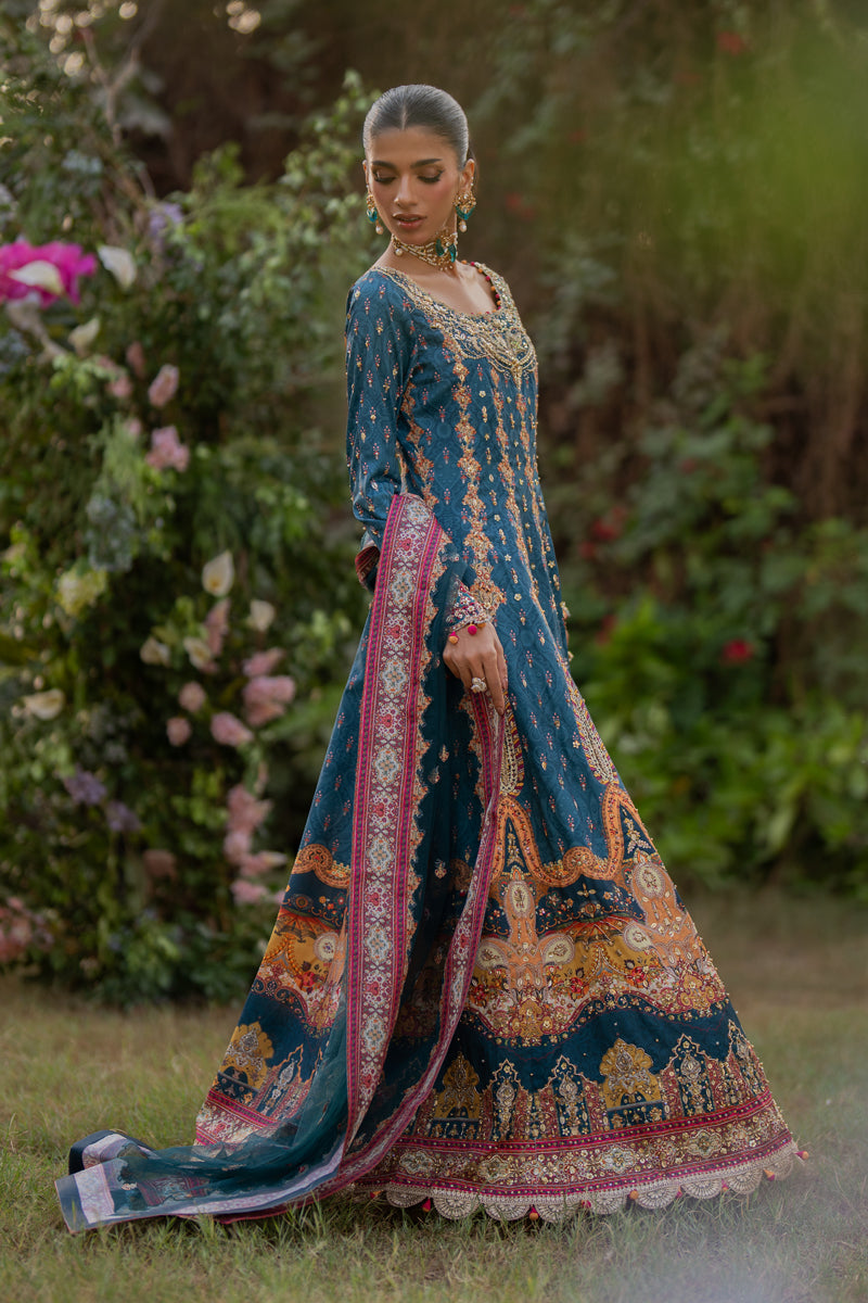 Qalamkar | Luxe Silk |  UA-09 TINA by Qalamkar - Designer Dress - Type: Ladies Clothes - Available at Libayah - 100% Original
