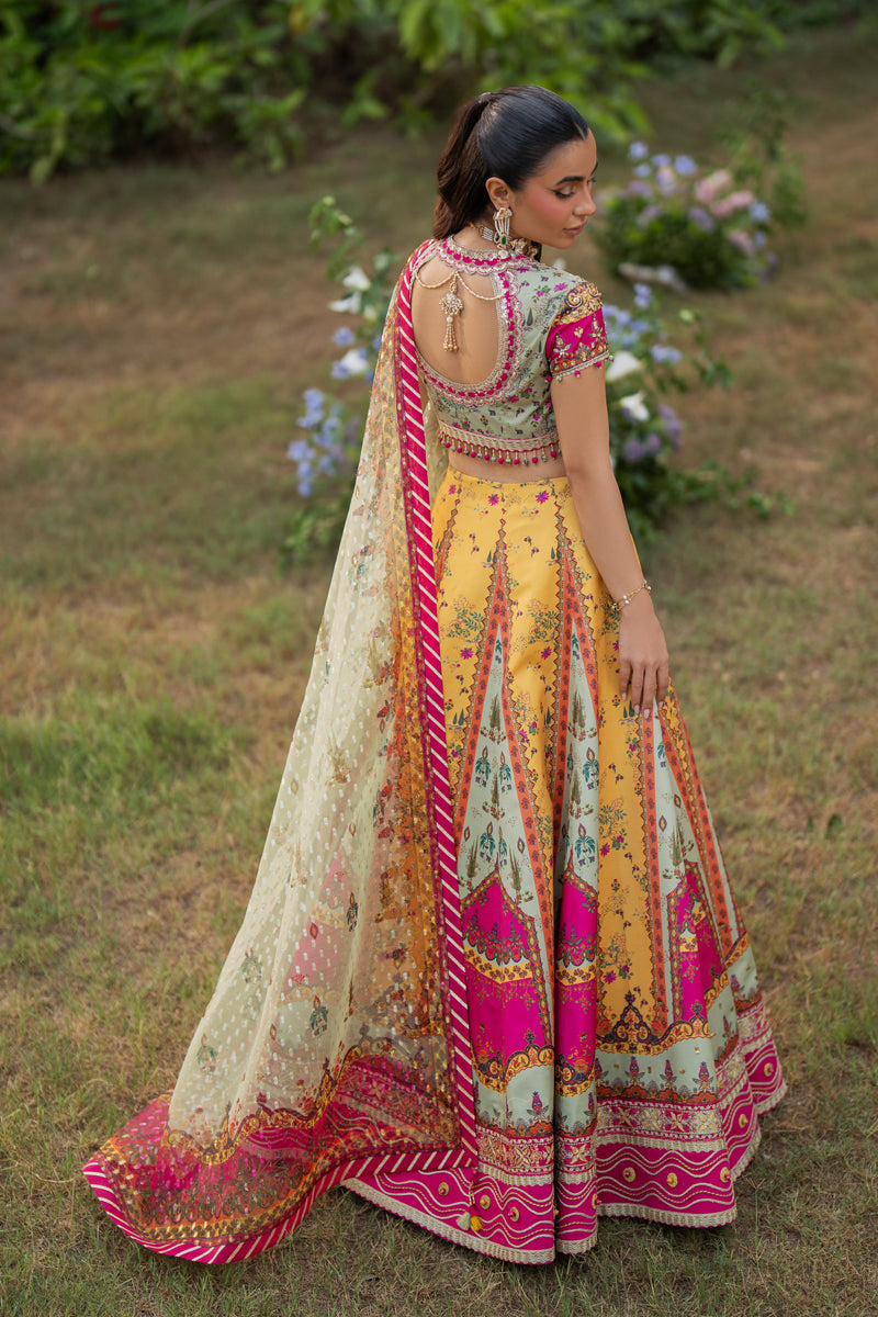 Qalamkar | Luxe Silk |  UA-08 LUNA by Qalamkar - Designer Dress - Type: Ladies Clothes - Available at Libayah - 100% Original