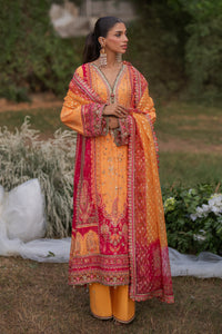 Qalamkar | Luxe Silk |  UA-05 FIORE by Qalamkar - Designer Dress - Type: Ladies Clothes - Available at Libayah - 100% Original