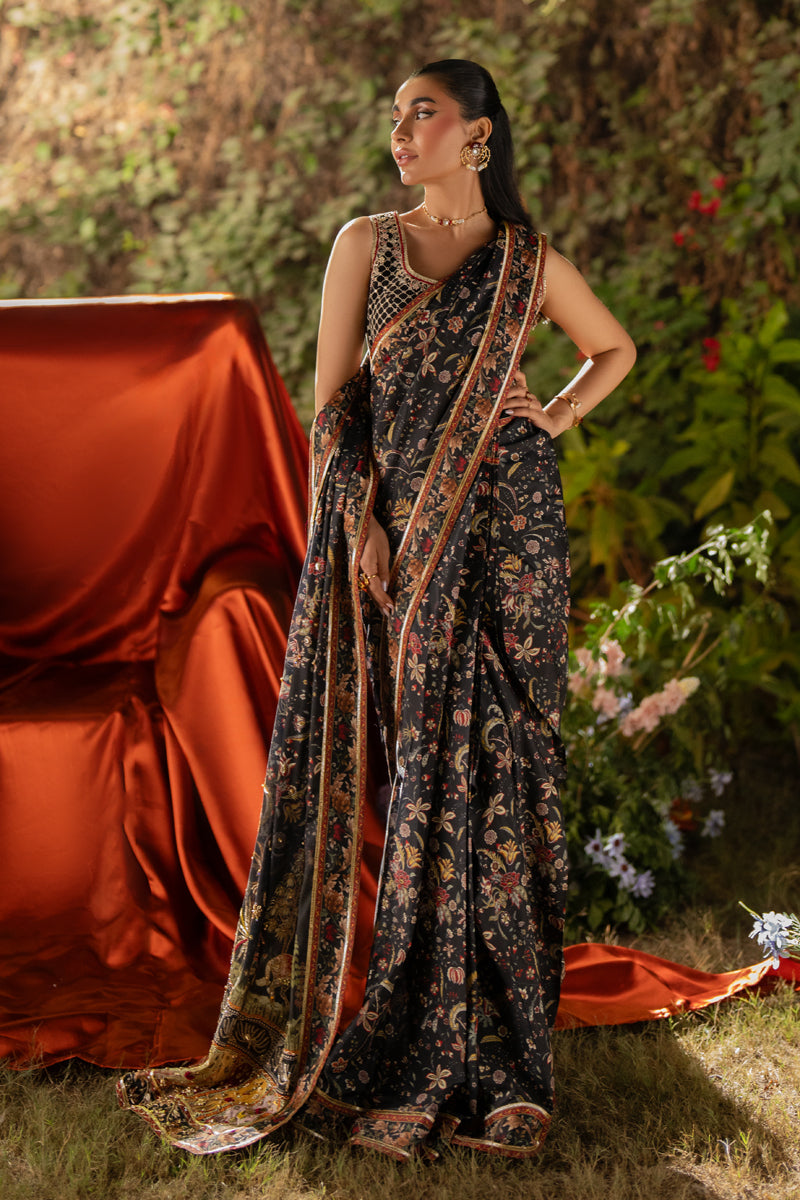 Qalamkar | Luxe Silk |   UA-04 AVA by Qalamkar - Designer Dress - Type: Ladies Clothes - Available at Libayah - 100% Original