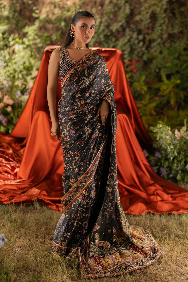 Qalamkar | Luxe Silk |   UA-04 AVA by Qalamkar - Designer Dress - Type: Ladies Clothes - Available at Libayah - 100% Original