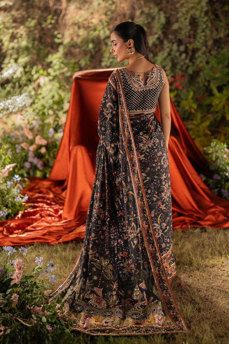 Qalamkar | Luxe Silk |   UA-04 AVA by Qalamkar - Designer Dress - Type: Ladies Clothes - Available at Libayah - 100% Original