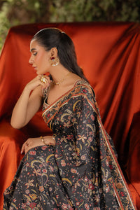 Qalamkar | Luxe Silk |   UA-04 AVA by Qalamkar - Designer Dress - Type: Ladies Clothes - Available at Libayah - 100% Original
