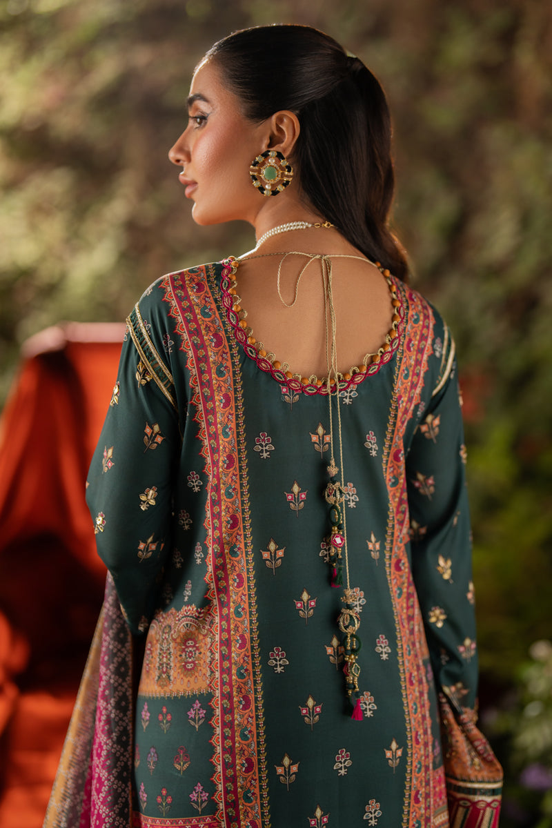 Qalamkar | Luxe Silk |  UA-02 NINA by Qalamkar - Designer Dress - Type: Ladies Clothes - Available at Libayah - 100% Original