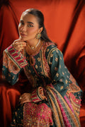 Qalamkar | Luxe Silk |  UA-02 NINA by Qalamkar - Designer Dress - Type: Ladies Clothes - Available at Libayah - 100% Original