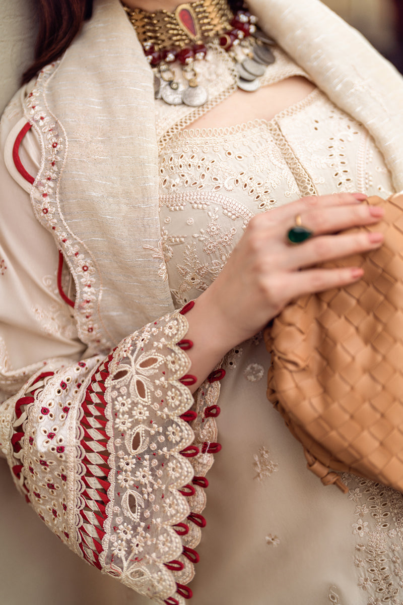 Qalamkar | Sahil Luxury Lawn | FK-16 ANAYA by Qalamkar - Designer Dress - Type: Ladies Clothes - Available at Libayah - 100% Original