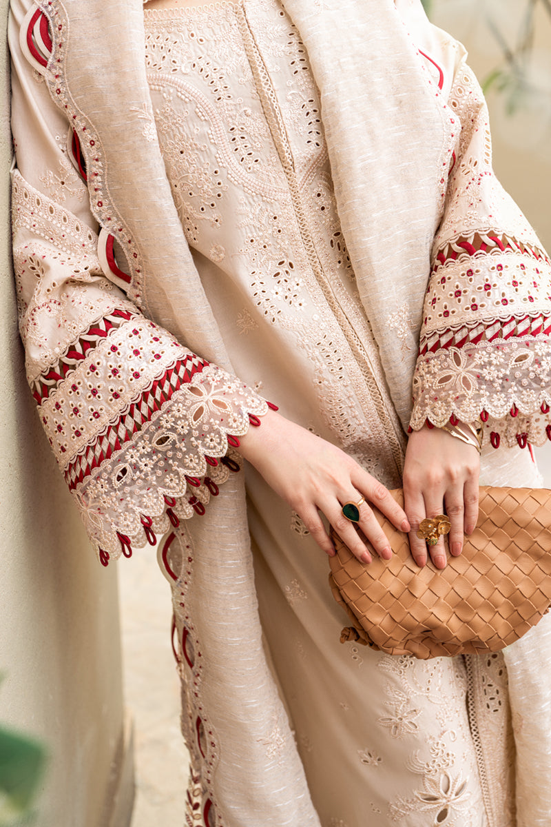 Qalamkar | Sahil Luxury Lawn | FK-16 ANAYA by Qalamkar - Designer Dress - Type: Ladies Clothes - Available at Libayah - 100% Original