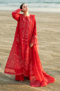 Qalamkar | Sahil Luxury Lawn | FK-07 BELLA by Qalamkar - Designer Dress - Type: Ladies Clothes - Available at Libayah - 100% Original