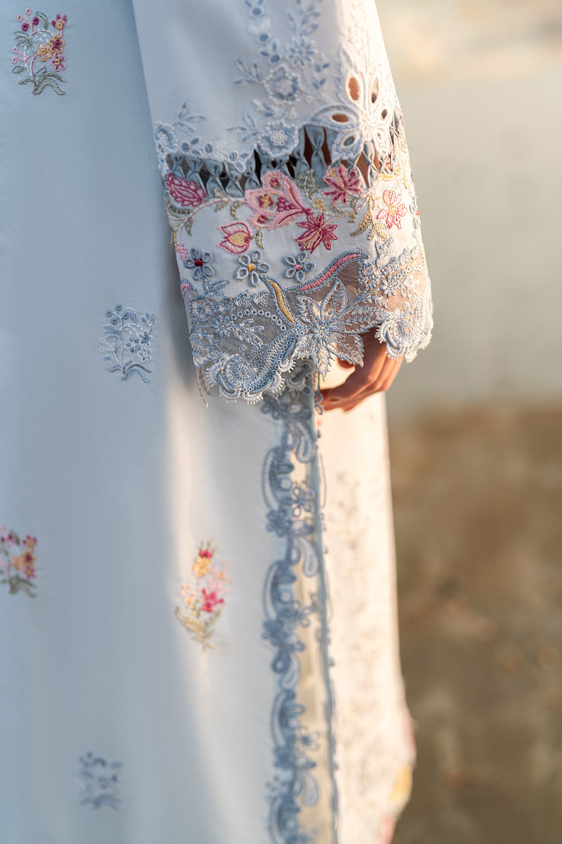 Qalamkar | Sahil Luxury Lawn | FK-02 ISABELLA by Qalamkar - Designer Dress - Type: Ladies Clothes - Available at Libayah - 100% Original