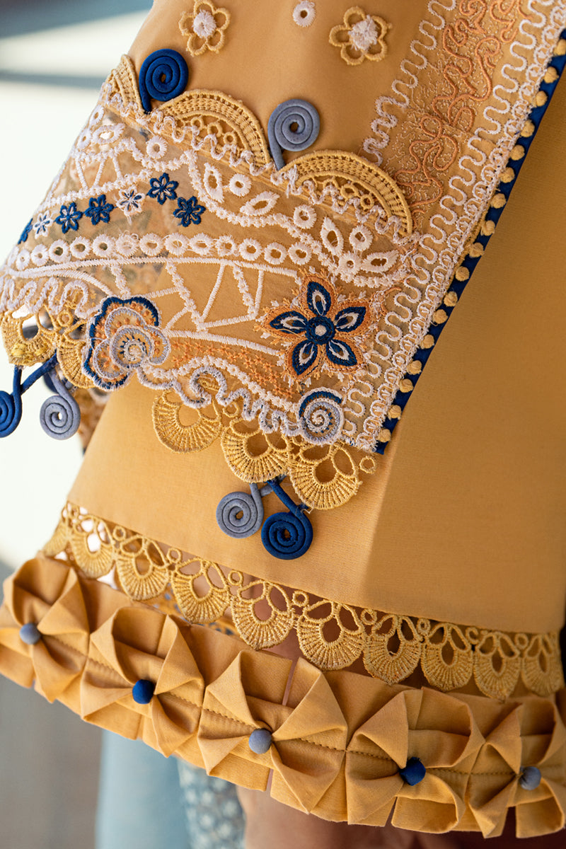 Qalamkar | Sahil Luxury Lawn | FK-06 NATALIE by Qalamkar - Designer Dress - Type: Ladies Clothes - Available at Libayah - 100% Original