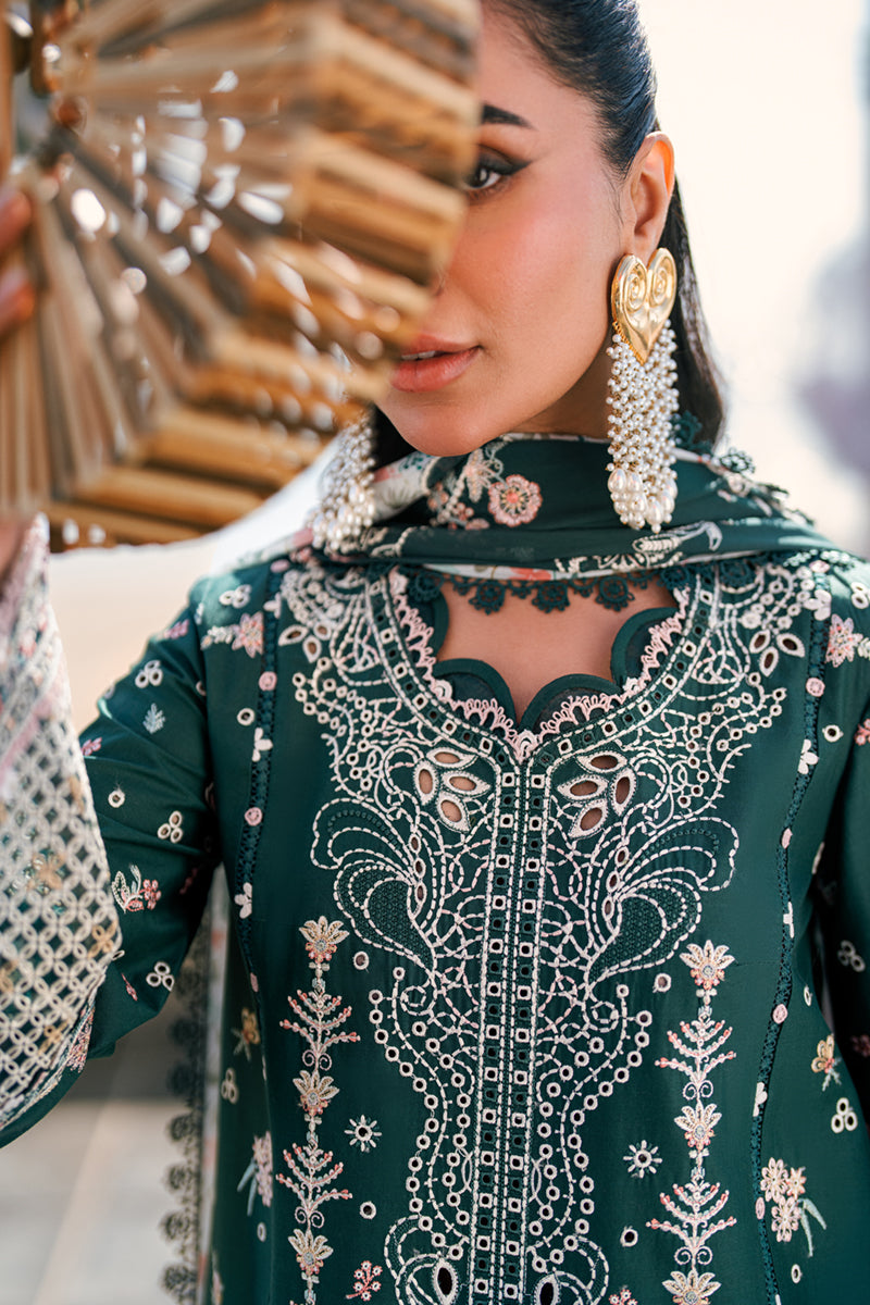 Qalamkar | Sahil Luxury Lawn | FK-13 ELIZA by Qalamkar - Designer Dress - Type: Ladies Clothes - Available at Libayah - 100% Original