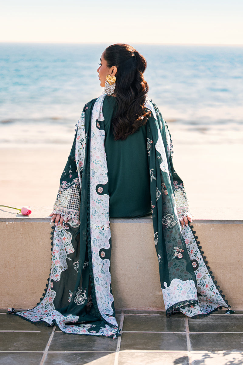 Qalamkar | Sahil Luxury Lawn | FK-13 ELIZA by Qalamkar - Designer Dress - Type: Ladies Clothes - Available at Libayah - 100% Original