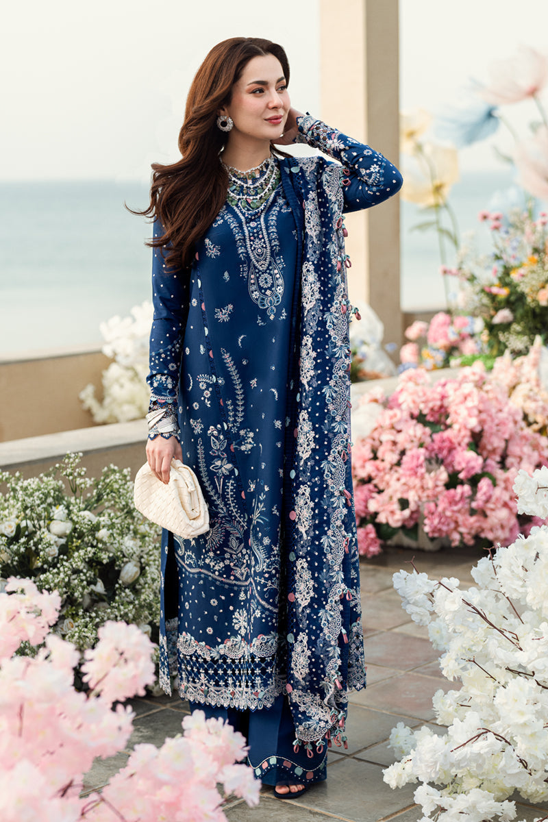 Qalamkar | Sahil Luxury Lawn | FK-05 AURORA by Qalamkar - Designer Dress - Type: Ladies Clothes - Available at Libayah - 100% Original