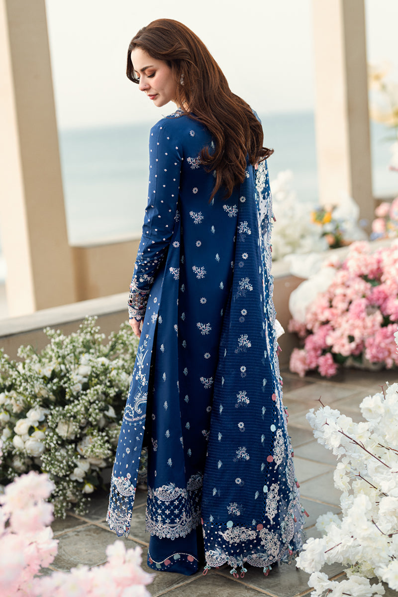Qalamkar | Sahil Luxury Lawn | FK-05 AURORA by Qalamkar - Designer Dress - Type: Ladies Clothes - Available at Libayah - 100% Original