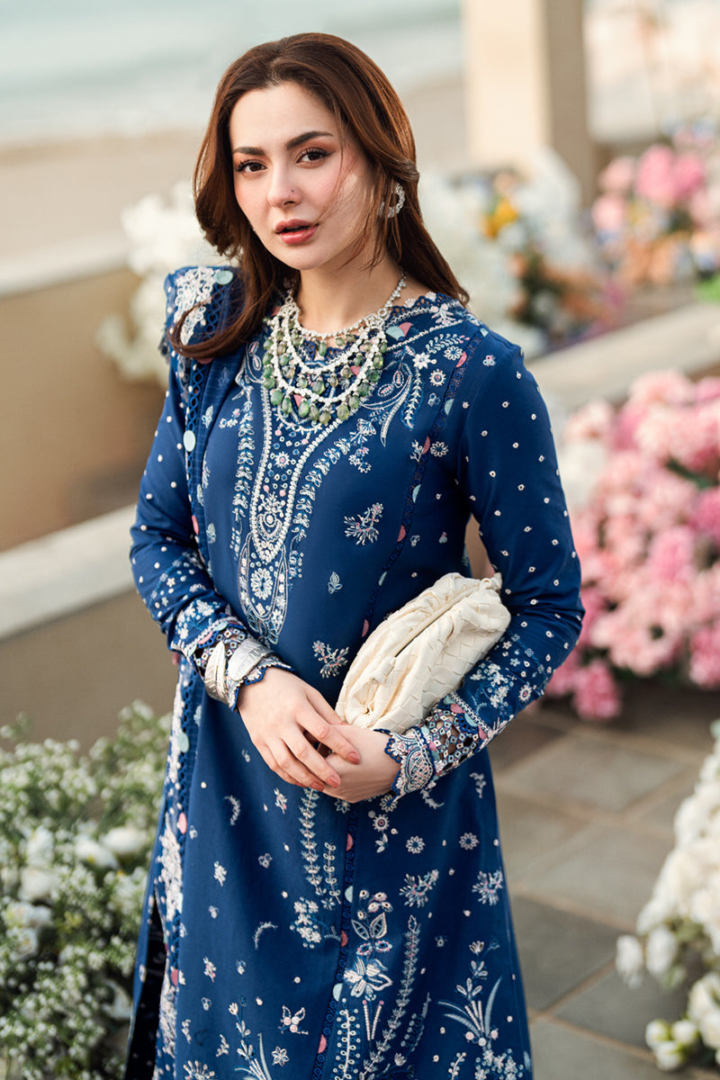 Qalamkar | Sahil Luxury Lawn | FK-05 AURORA by Qalamkar - Designer Dress - Type: Ladies Clothes - Available at Libayah - 100% Original