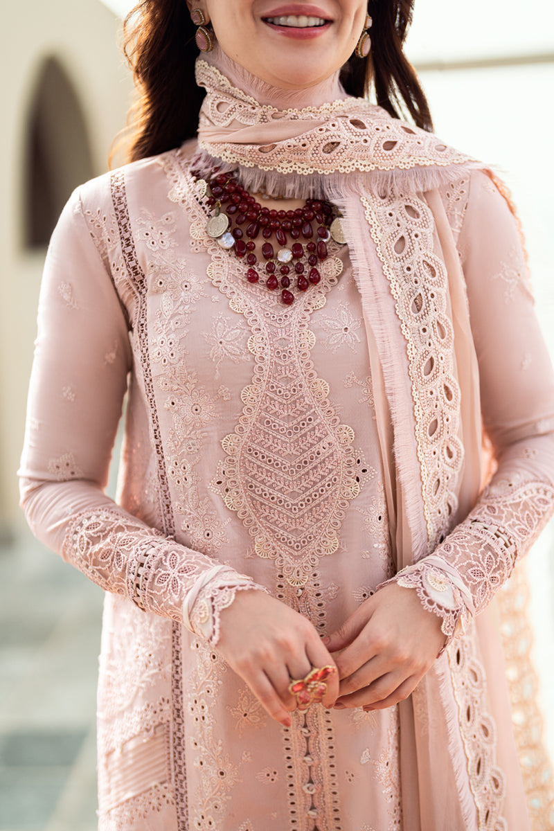 Qalamkar | Sahil Luxury Lawn | FK-10 ZOE by Qalamkar - Designer Dress - Type: Ladies Clothes - Available at Libayah - 100% Original