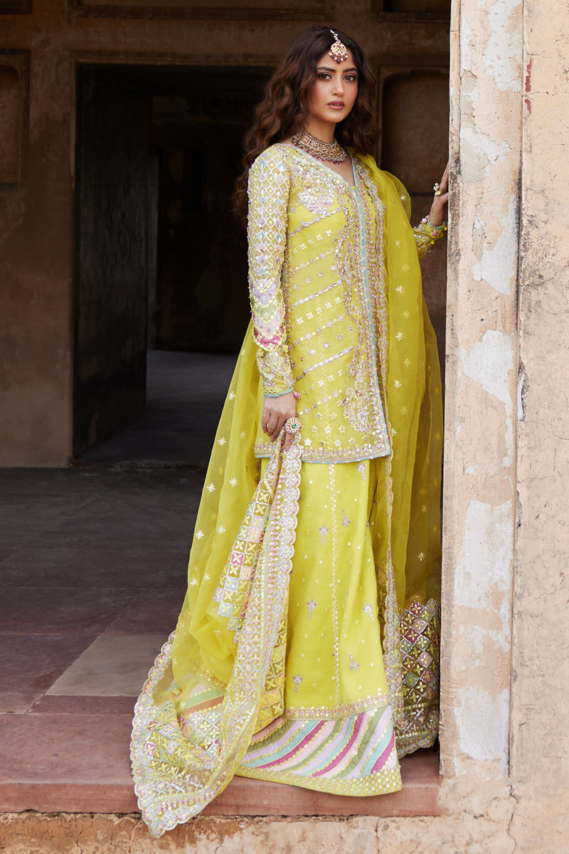 Qalamkar | Shadmani Luxury Formals |  Dania SH-05 by Qalamkar - Designer Dress - Type: Ladies Clothes - Available at Libayah - 100% Original