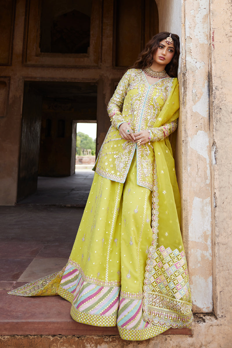 Qalamkar | Shadmani Luxury Formals |  Dania SH-05 by Qalamkar - Designer Dress - Type: Ladies Clothes - Available at Libayah - 100% Original