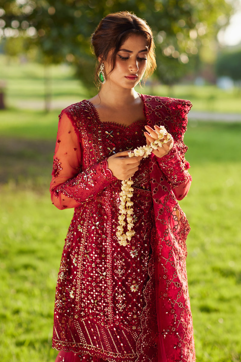 Qalamkar | Shadmani Luxury Formals |  Nurah SH-07 by Qalamkar - Designer Dress - Type: Ladies Clothes - Available at Libayah - 100% Original