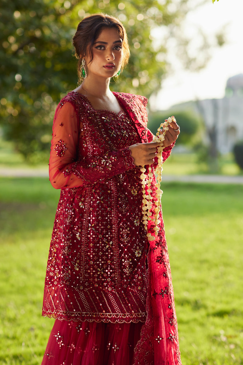 Qalamkar | Shadmani Luxury Formals |  Nurah SH-07 by Qalamkar - Designer Dress - Type: Ladies Clothes - Available at Libayah - 100% Original