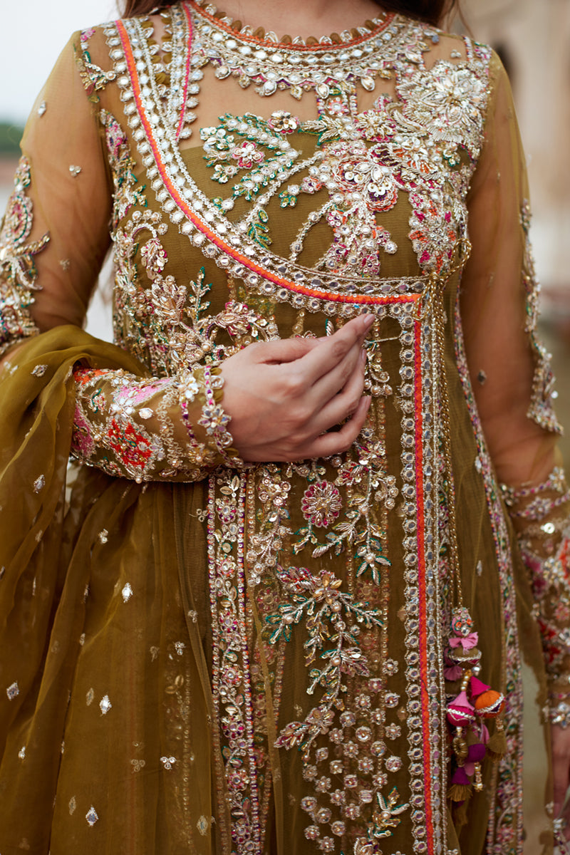 Qalamkar | Shadmani Luxury Formals | Rameesha SH-01 by Qalamkar - Designer Dress - Type: Ladies Clothes - Available at Libayah - 100% Original