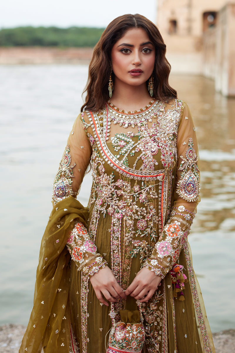 Qalamkar | Shadmani Luxury Formals | Rameesha SH-01 by Qalamkar - Designer Dress - Type: Ladies Clothes - Available at Libayah - 100% Original