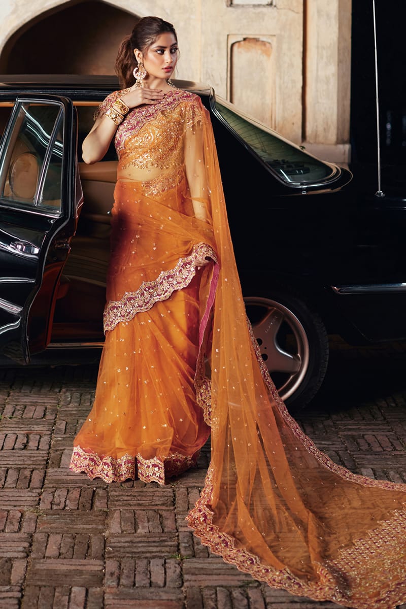 Qalamkar | Shadmani Luxury Formals |  Raniya SH-02 by Qalamkar - Designer Dress - Type: Ladies Clothes - Available at Libayah - 100% Original