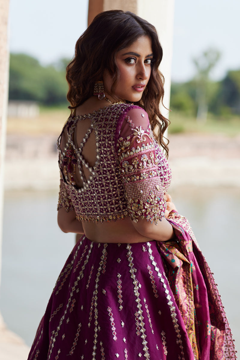 Qalamkar | Shadmani Luxury Formals |  Alya SH-04 by Qalamkar - Designer Dress - Type: Ladies Clothes - Available at Libayah - 100% Original