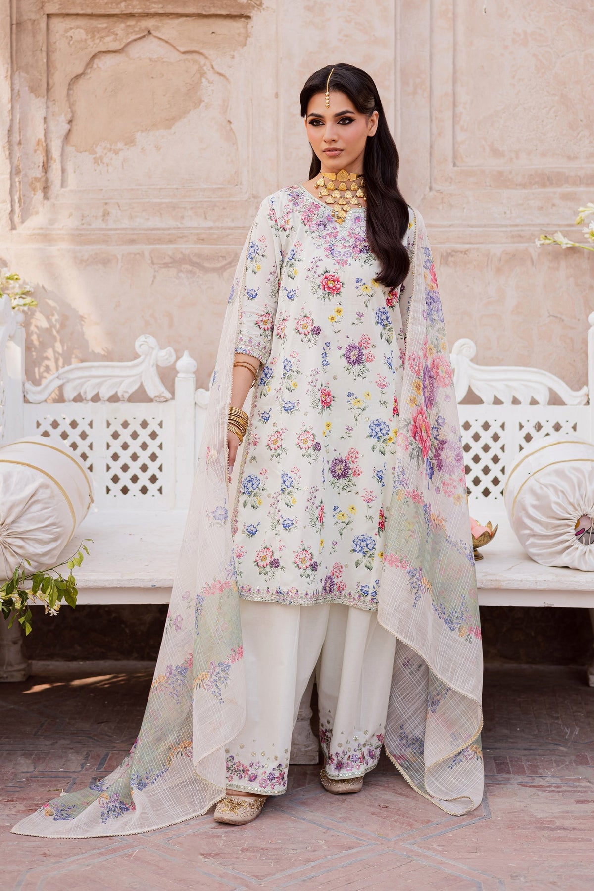 Batik | Festive Eid 26 | Qissa by Batik - Designer Dress  - Type : Ladies Clothes - Available at Libayah - 100% Original 
