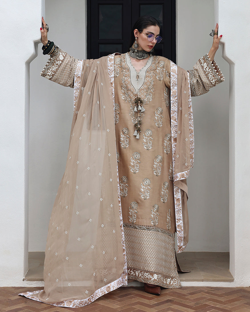 Mushq | Nuvera Rawsilk | Queen's Promise by Mushq - Designer Dress  - Type : Ladies Clothes - Available at Libayah - 100% Original 