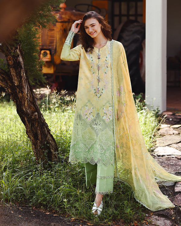 Mushq | Solace Ombre Chikankari | Quiet Bloom - by Libayah - Registered Vendor of : Mushq - 100% Original Designer Dress