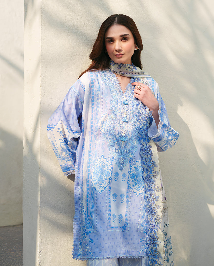 Roheenaz | Whispered Florals | Quiet Meadow - Designer Dress - Type : Ladies Clothes - Available at Libayah - 100% Original